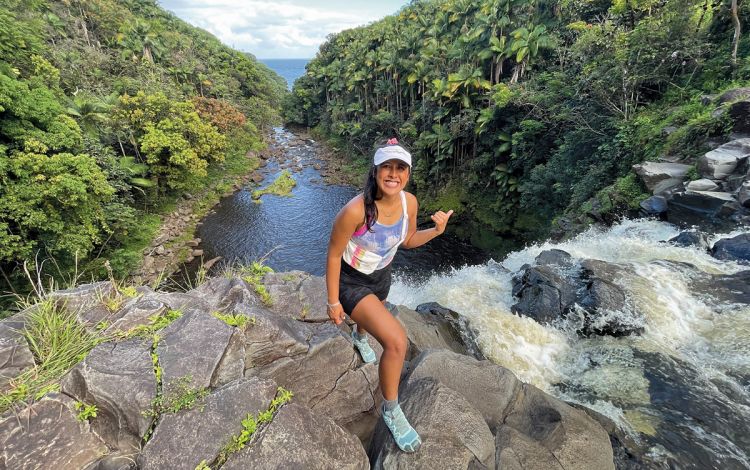 Meera Gandhi in Hawaii.