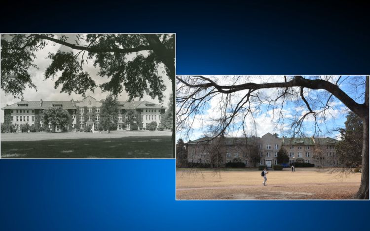 West Duke in the 1930s and now.