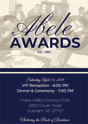 Julian Abele Awards program cover