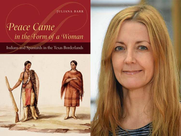 Peace Came in the Form of a Woman book cover with author Juliana Barr