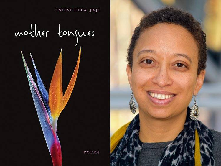 Mother Tongues book cover with poet Tsitsi Ella Jaji