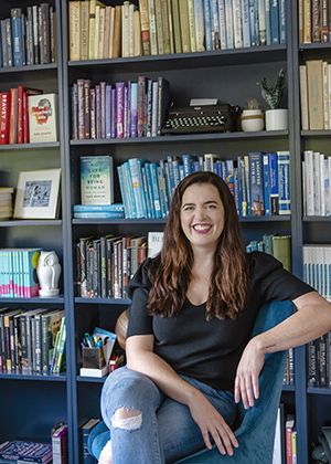 Kate Bowler at home