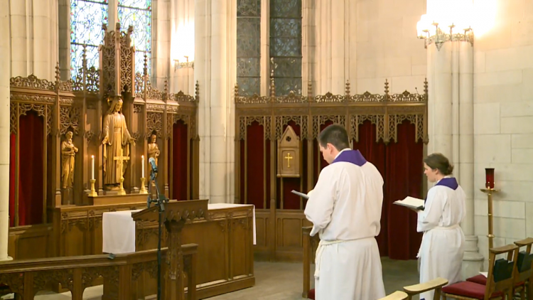 From the virtual Duke Chapel service