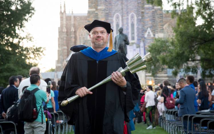 In October, 2017, Taylor carried the University Mace to the inauguration ceremony for Duke University President Vincent E. Price.