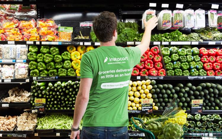 InstaCart sends someone to a store to shop and deliver groceries to you. Photo courtesy of InstaCart.