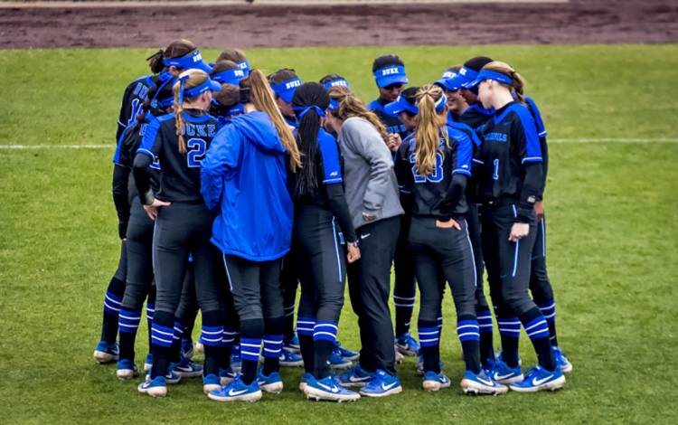 The Duke Softball team