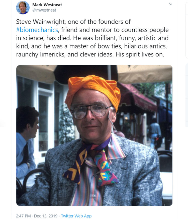 Wainwright at a meeting in England in the early 1990s.