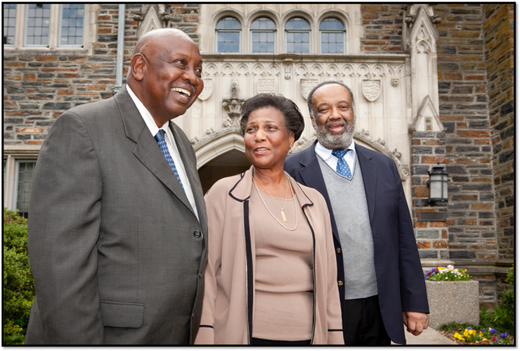 Wilhelmina Reuben-Cooke with fellow classmates Gene Kendall at Nathaniel 