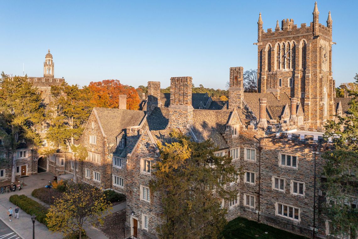 Clocktower Quad on West Campus.