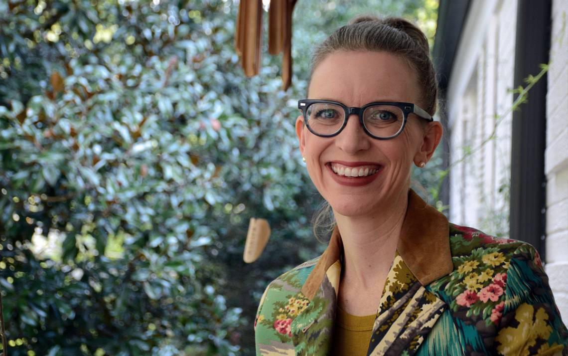 Last year, Brie Russell, senior director for Alumni and Regional Engagement in the Duke Health Office of Development and Alumni Affairs, donated a kidney to someone she'd never met. Photo by Stephen Schramm.