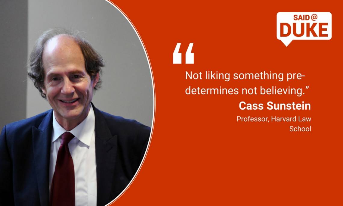 Cass Sunstein on divided democracy