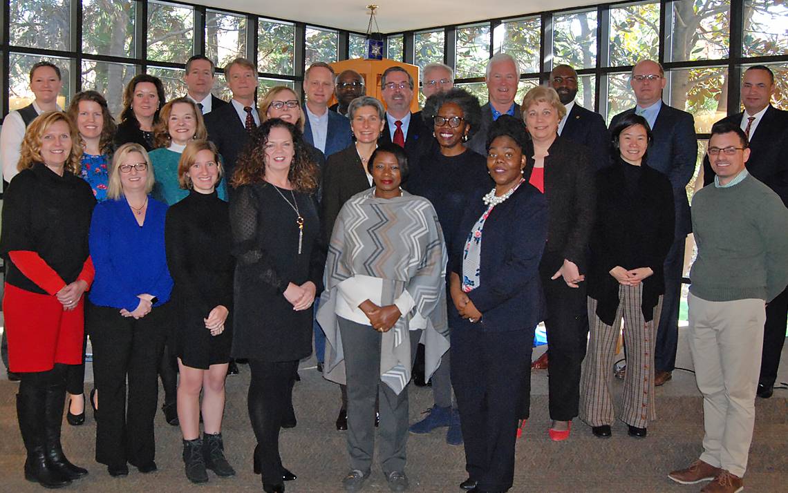 The 2018 class of the Duke Leadership Academy. Photo by Stephen Schramm.