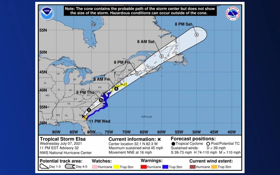 Tropical Storm Elsa