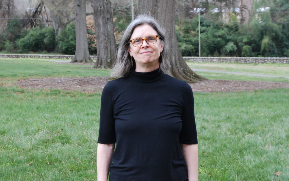 Kathy Sikes, senior fellow for Duke Service-Learning, is passionate about civic engagement. Photo by Jack Frederick.