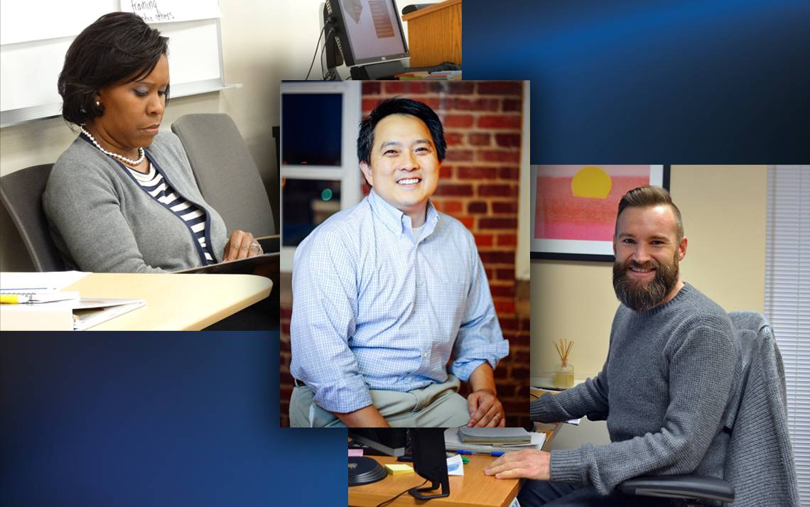 Keisha Williams, Howie Rhee and Steve Dalton.