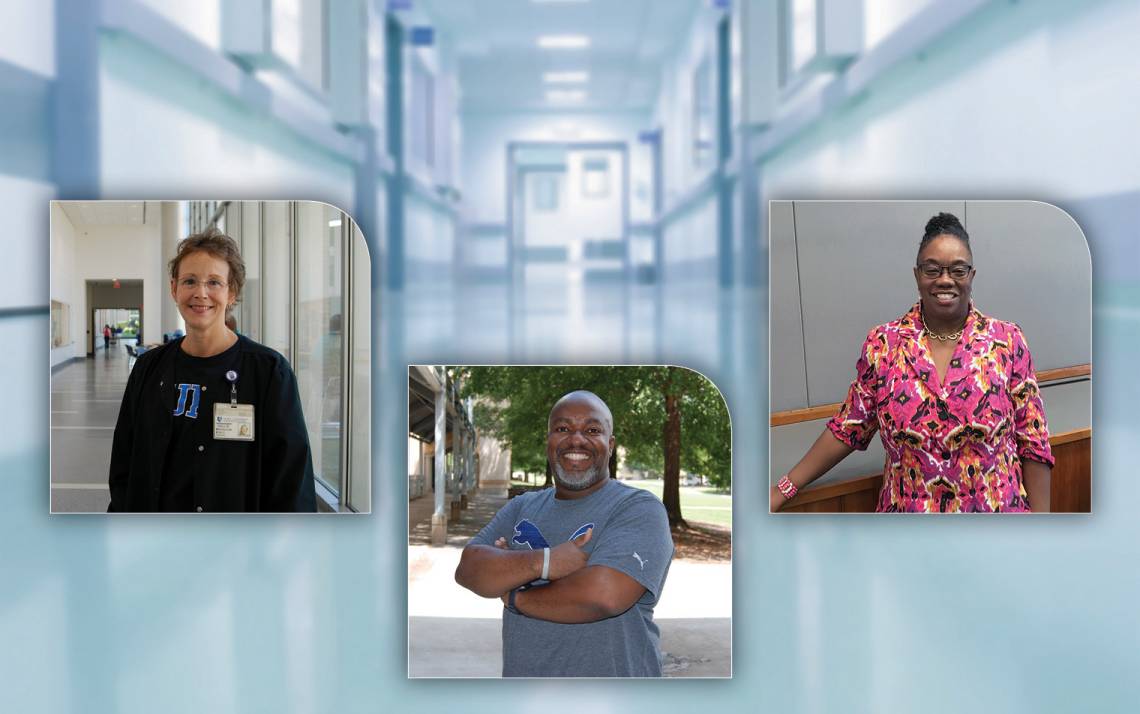 Three Duke employees who made changes to improve their health.
