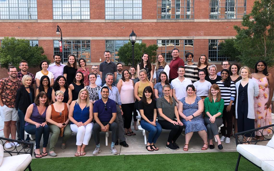The Duke-Margolis Center employees, pictured in 2019, work to improve health, health equity and health care. Photo courtesy of the Duke-Margolis Center.
