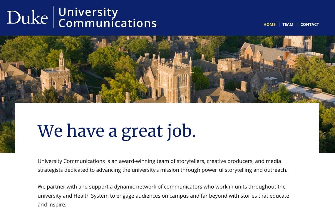 University Communications