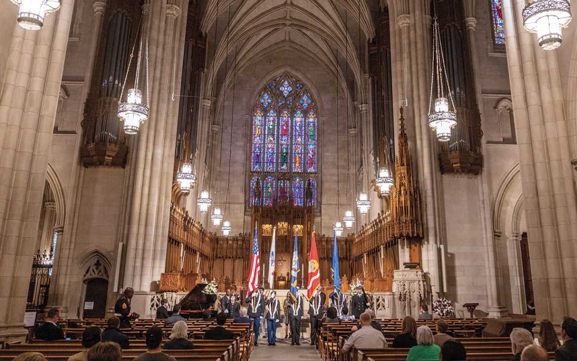 Veterans Day at Duke Chapel.