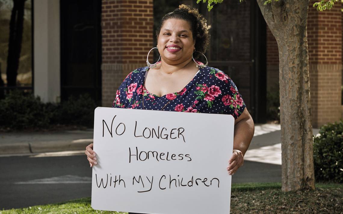 Virgie Townsend, medical assistant at the North Carolina Orthopedic Clinic, shared her story of overcoming challenges. Photo by Alex Boerner.