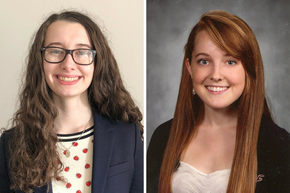 The 2018 Alumni Scholars: Beatrice Scleupner and Joy Reeves