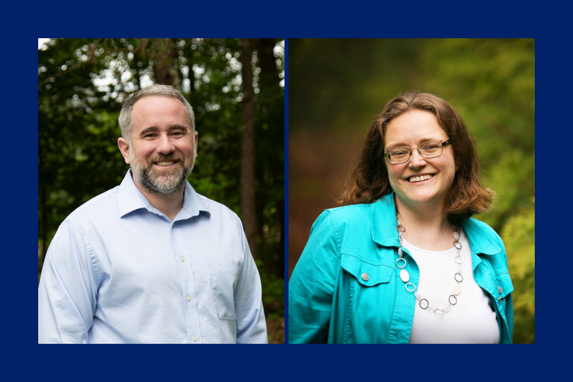 Nicholas Carnes and Melanie Wood received one of the nation's top young scholar awards.