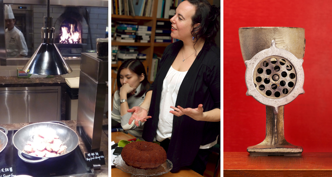 Food culture specialist Kelly Alexander, middle, says the working environment in restaurant kitchens can lead to abuse and harassment