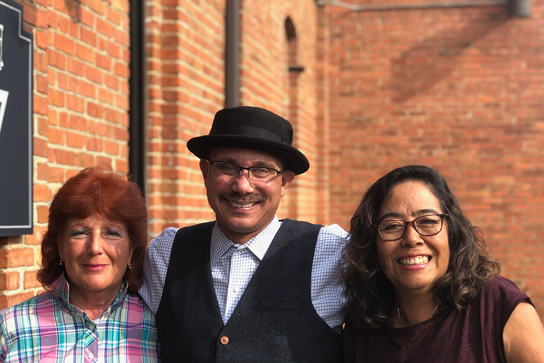 Faculty leading the Mellon Foundation project: Edna Andrews, Lee Baker and Liliana Paredes, 