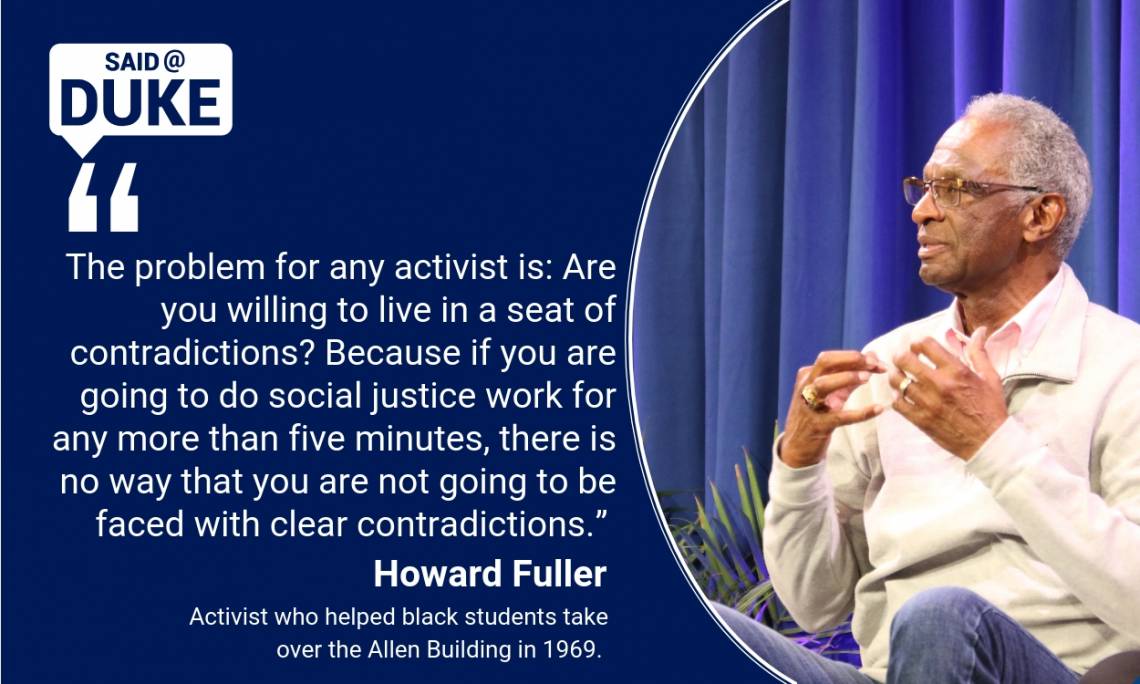 Howard Fuller: If you are to do social justice activism for more than five minutes, there is no way you won't be faced with contradictions.