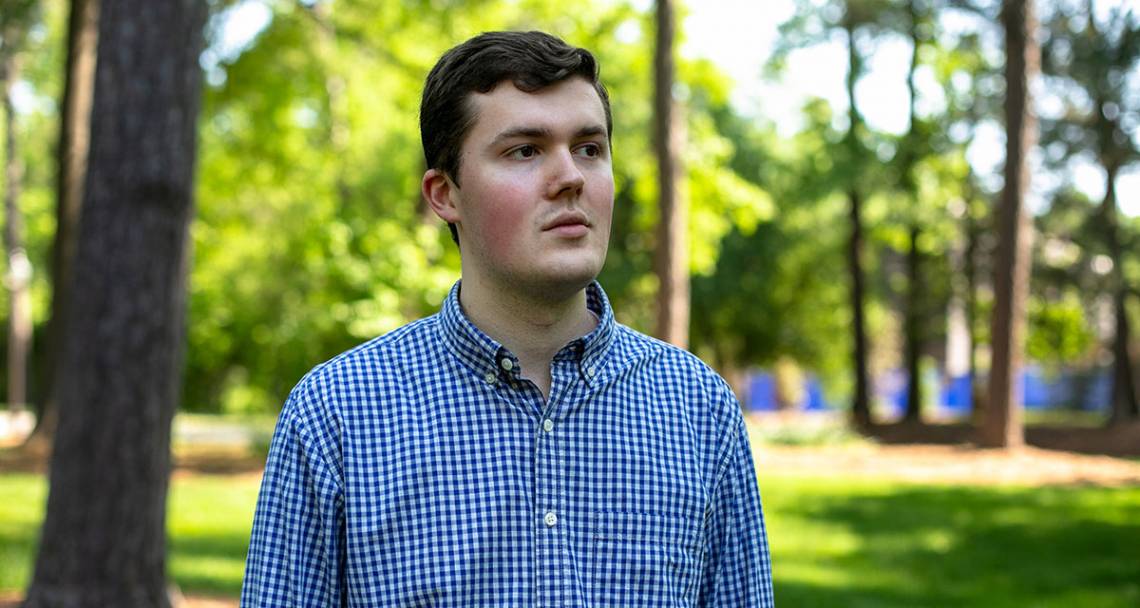 At Duke, Justin Sherman's curiosity about cybersecurity has turned him into a sought-after writer on the intersection of technology, policy and ethics.