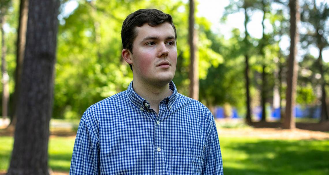 At Duke, Justin Sherman's curiosity about cybersecurity has turned him into a sought-after writer on the intersection of technology, policy and ethics.  