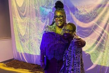 Professor Ava LaVonne Vinesett and Lee Edwards