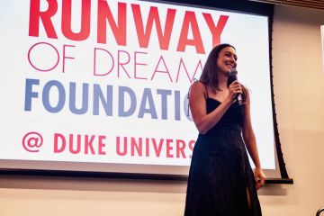 Emma Steadman at the Runway of Fashion show