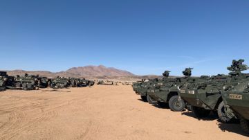 military vehicles at a readiness activity