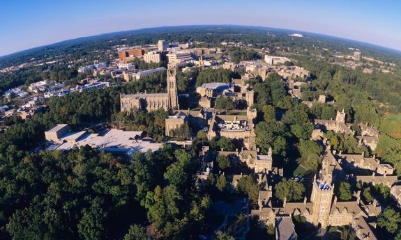 Aerial view of Duke's Campus