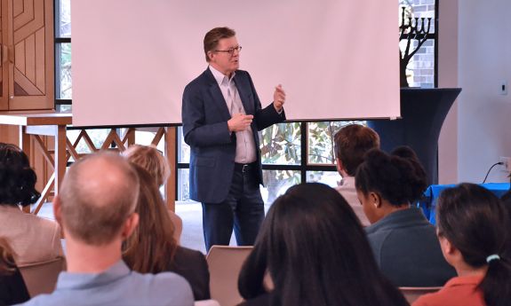 President Price speaking
