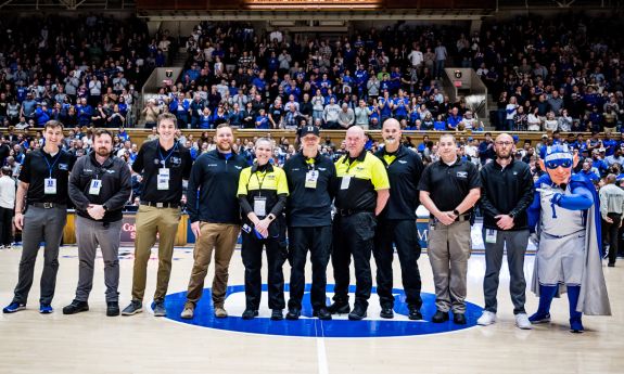 First responders at Cameron