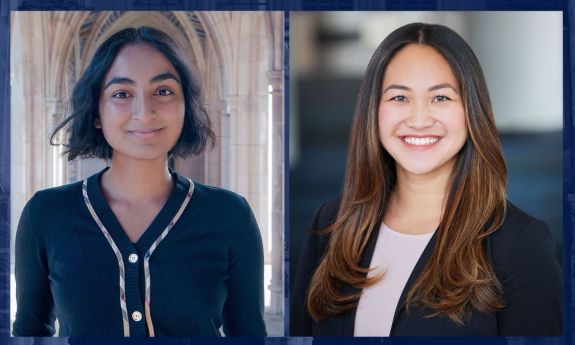 Zahra Hassan and Kayla Thompson
