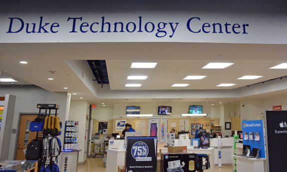The Duke Technology Center in Duke University Store