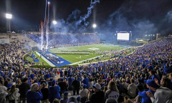Wallace Wade Stadium on Saturday night.