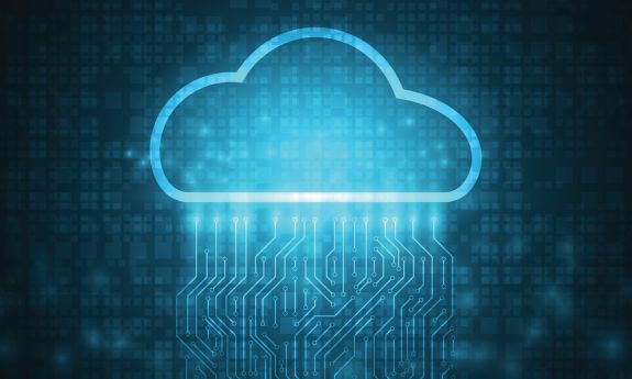 A digitized visualization of a cloud