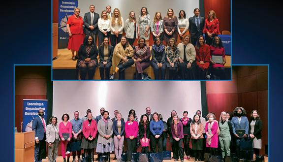 The 2022 classes of the Duke Leadership Academy and Duke Management Academy.