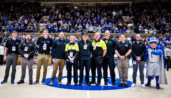 First responders at Cameron