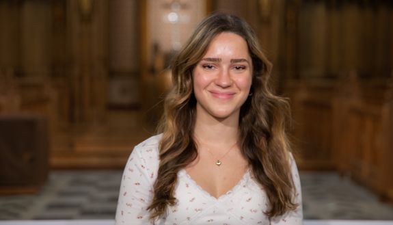 Erin Dickerson will deliver the annual student sermon in Duke Chapel.