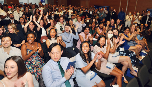 medical students gather for Match Day at Duke