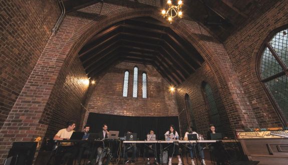 The laptop ensemble in concert