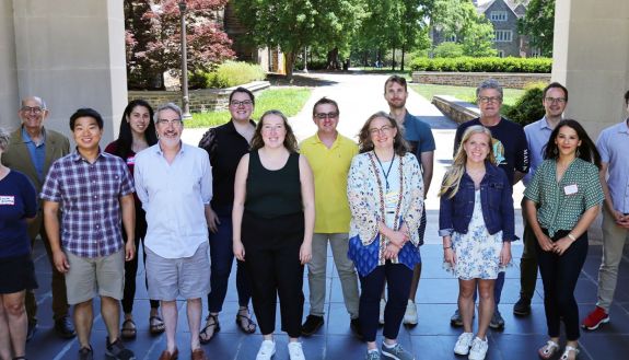 Grant recipients at a course design workshop led by Duke Learning Innovation in 2022 (Photo: Blythe Tyrone)