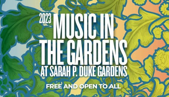 Music in the Gardens poster