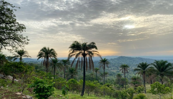 A sunrise in Togo