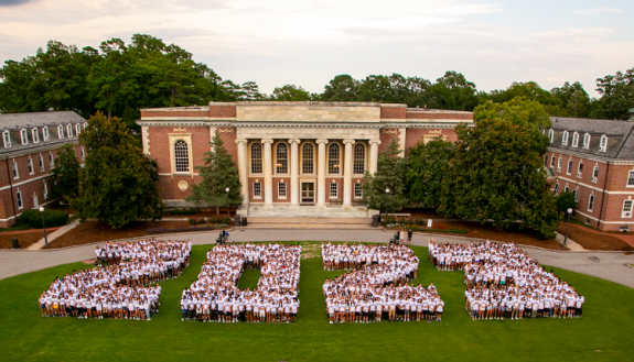 class picture of the Class of 2023, taken back in 2019